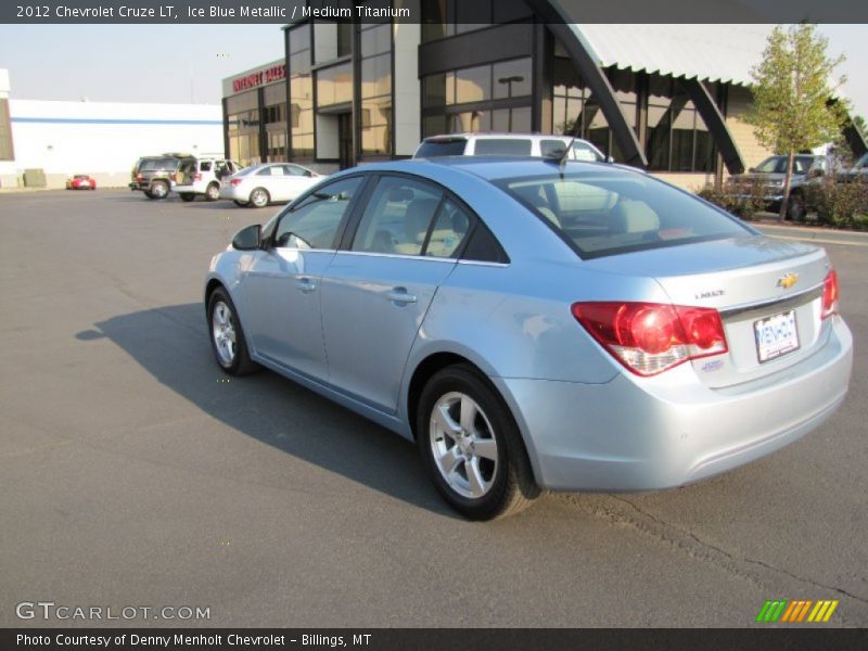 Ice Blue Metallic / Medium Titanium 2012 Chevrolet Cruze LT