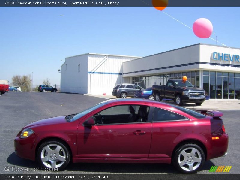 Sport Red Tint Coat / Ebony 2008 Chevrolet Cobalt Sport Coupe