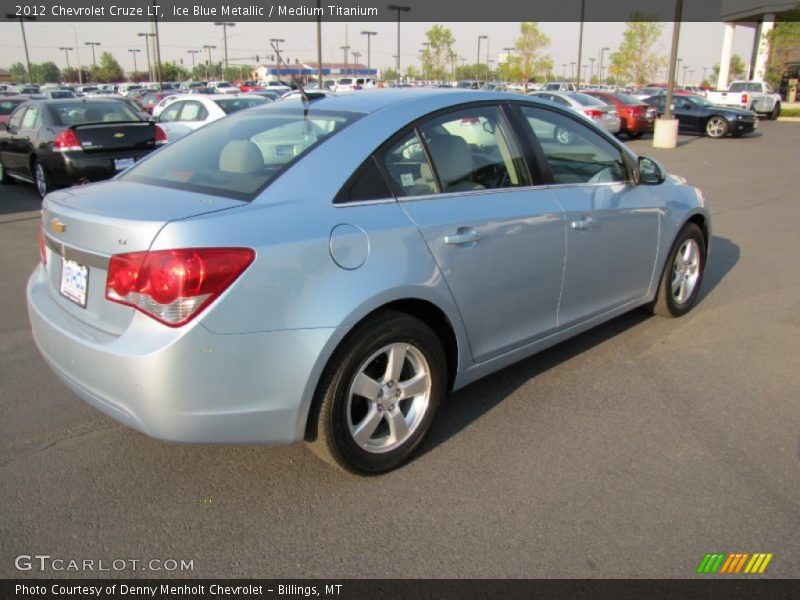 Ice Blue Metallic / Medium Titanium 2012 Chevrolet Cruze LT