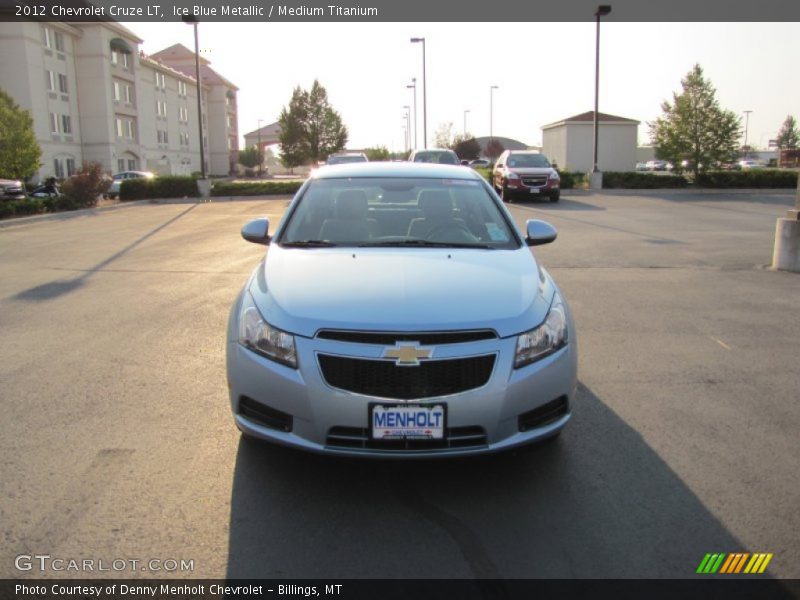Ice Blue Metallic / Medium Titanium 2012 Chevrolet Cruze LT
