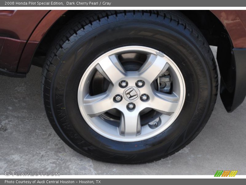 Dark Cherry Pearl / Gray 2008 Honda Pilot Special Edition