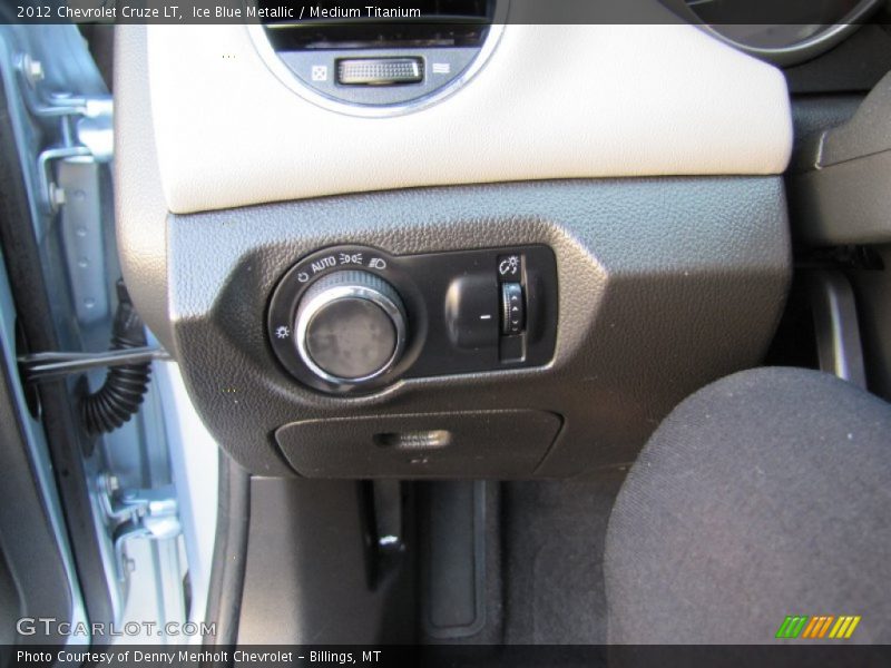 Ice Blue Metallic / Medium Titanium 2012 Chevrolet Cruze LT