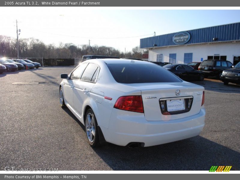 White Diamond Pearl / Parchment 2005 Acura TL 3.2