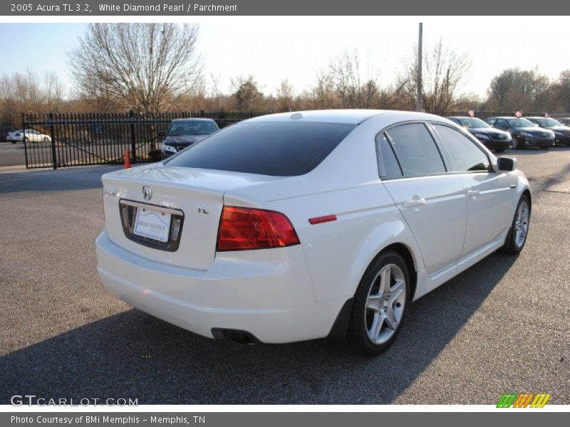 White Diamond Pearl / Parchment 2005 Acura TL 3.2