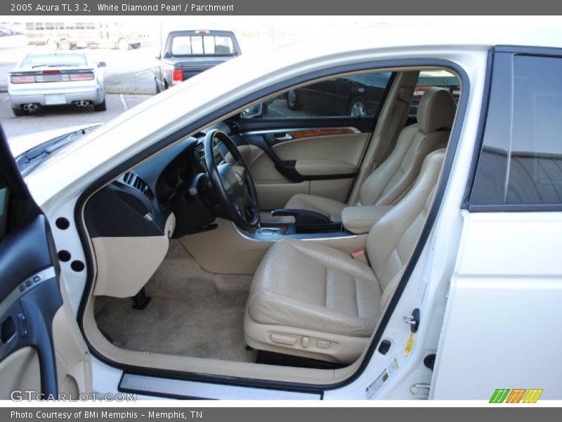 White Diamond Pearl / Parchment 2005 Acura TL 3.2