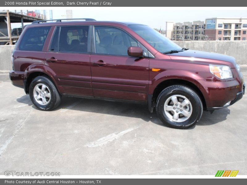 Dark Cherry Pearl / Gray 2008 Honda Pilot Special Edition