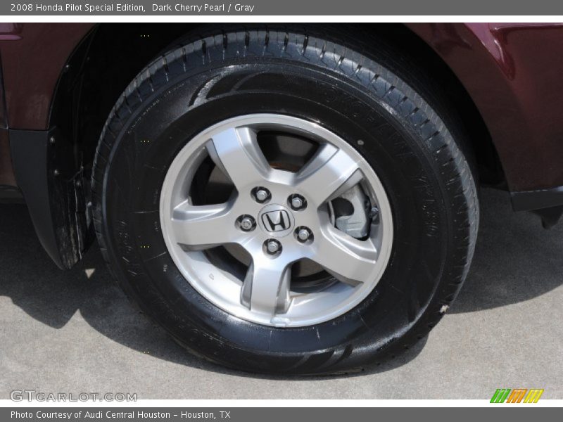 Dark Cherry Pearl / Gray 2008 Honda Pilot Special Edition