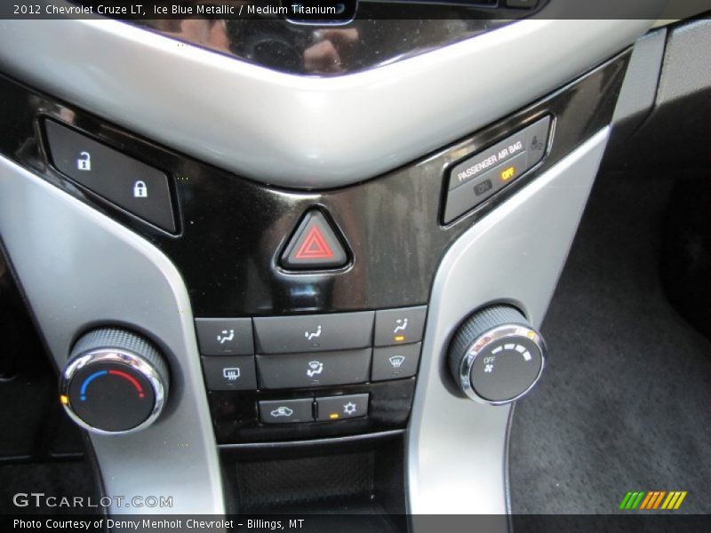 Ice Blue Metallic / Medium Titanium 2012 Chevrolet Cruze LT