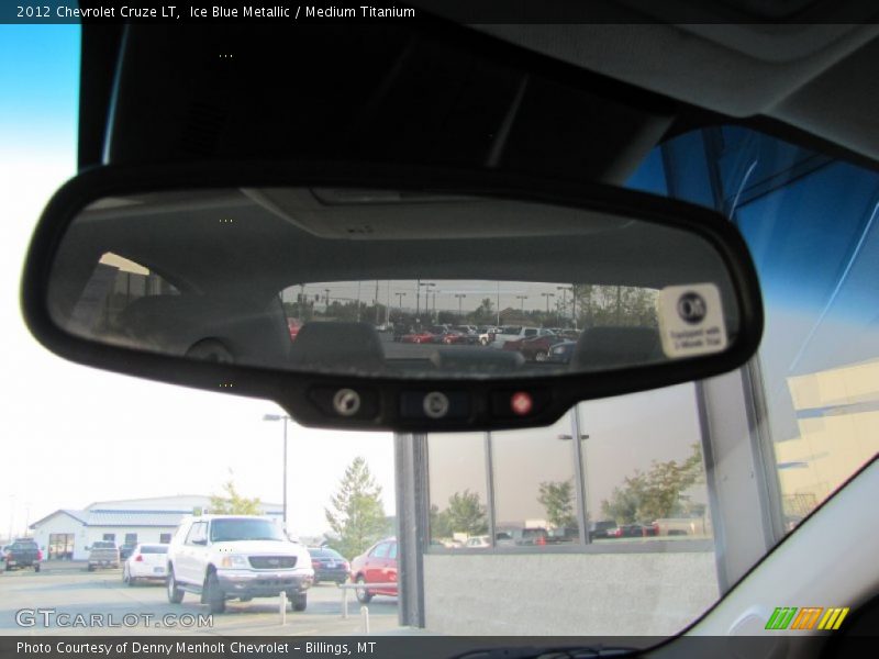Ice Blue Metallic / Medium Titanium 2012 Chevrolet Cruze LT