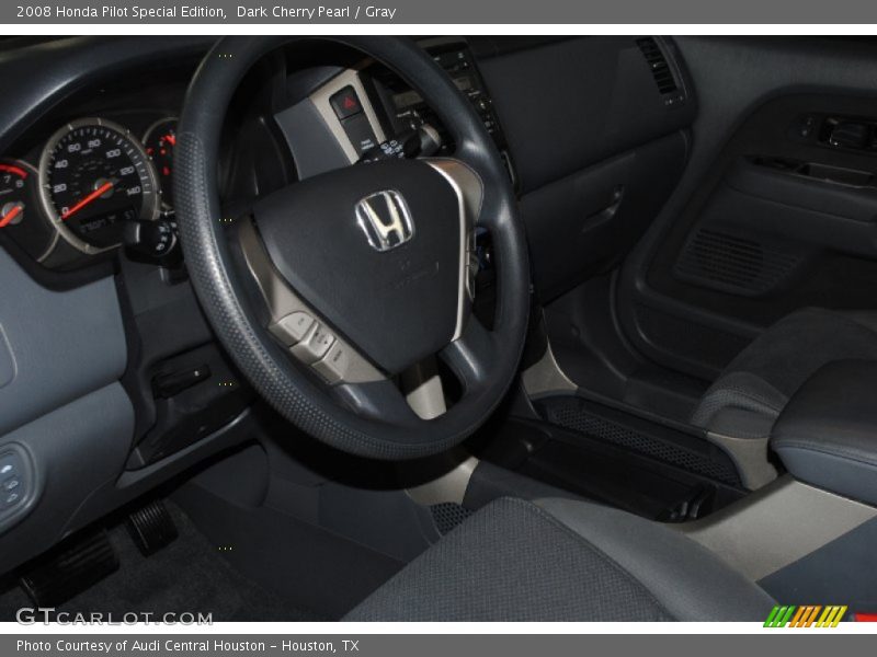 Dark Cherry Pearl / Gray 2008 Honda Pilot Special Edition
