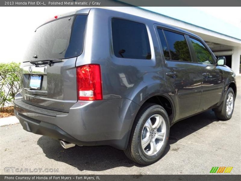 Polished Metal Metallic / Gray 2013 Honda Pilot EX-L