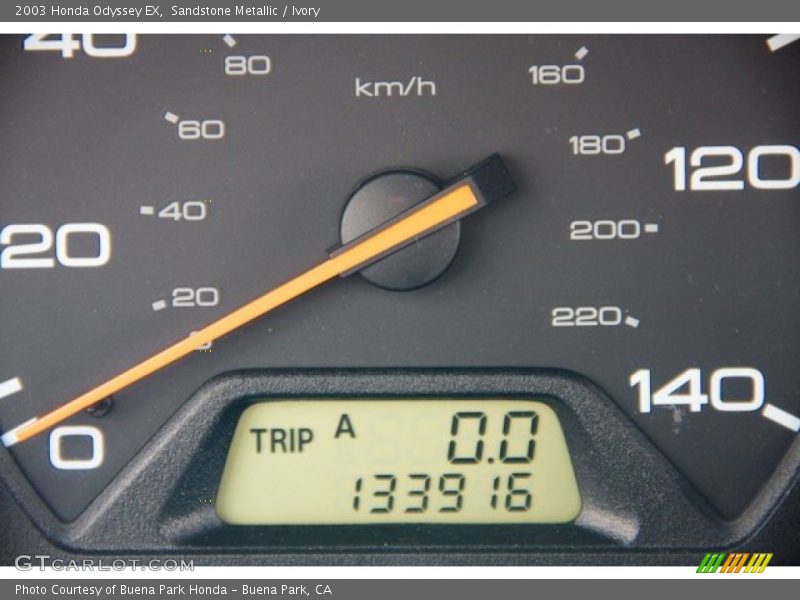 Sandstone Metallic / Ivory 2003 Honda Odyssey EX
