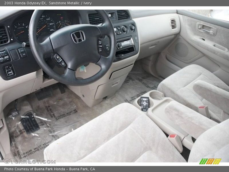 Ivory Interior - 2003 Odyssey EX 