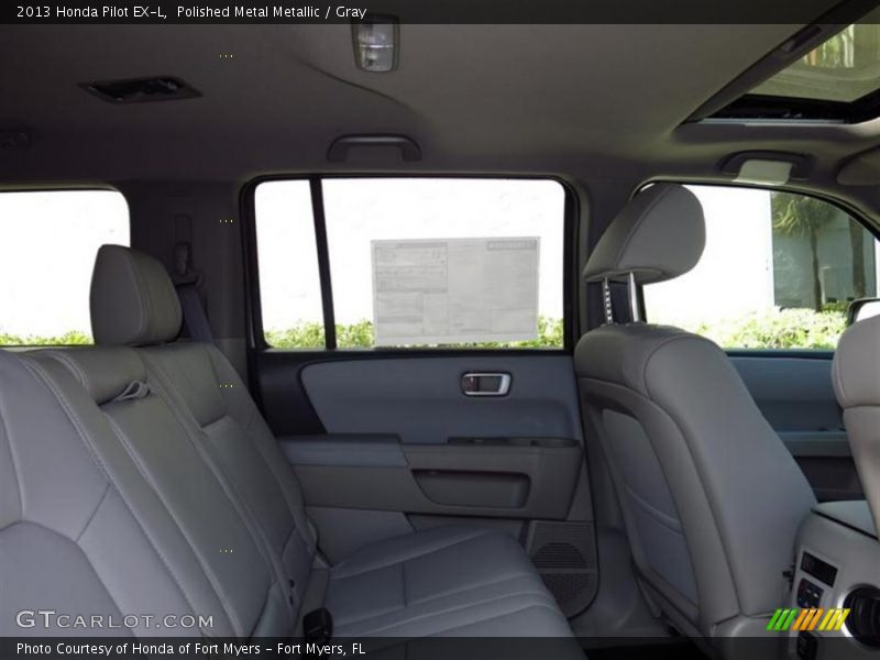 Polished Metal Metallic / Gray 2013 Honda Pilot EX-L