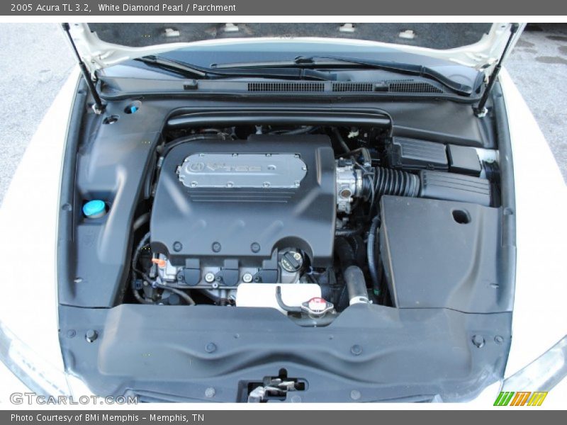 White Diamond Pearl / Parchment 2005 Acura TL 3.2