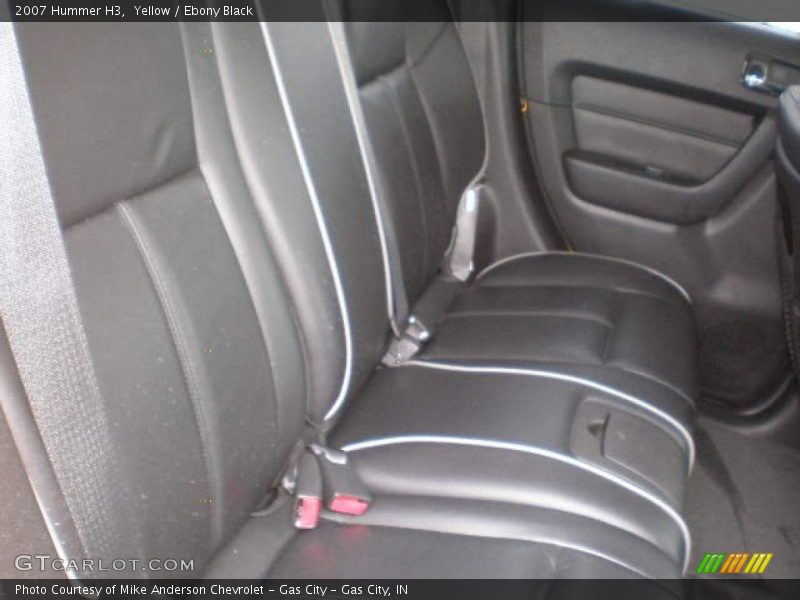 Yellow / Ebony Black 2007 Hummer H3