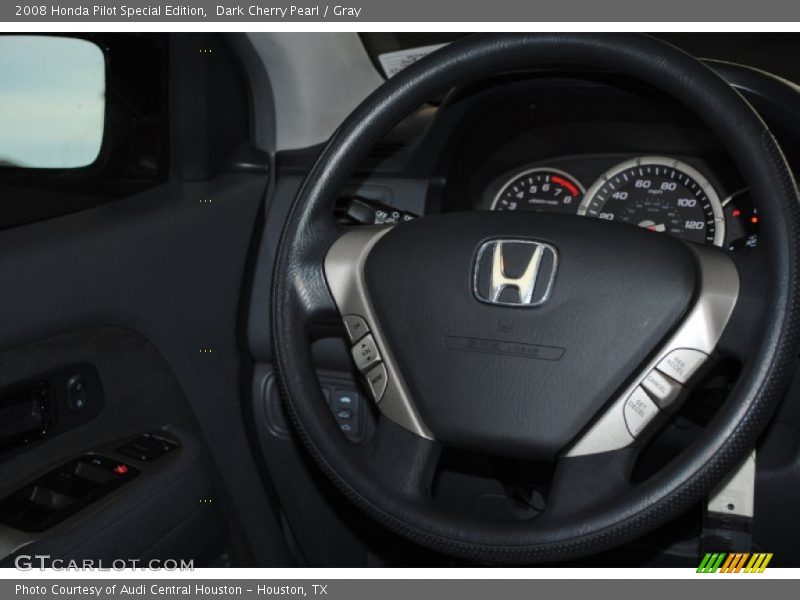 Dark Cherry Pearl / Gray 2008 Honda Pilot Special Edition