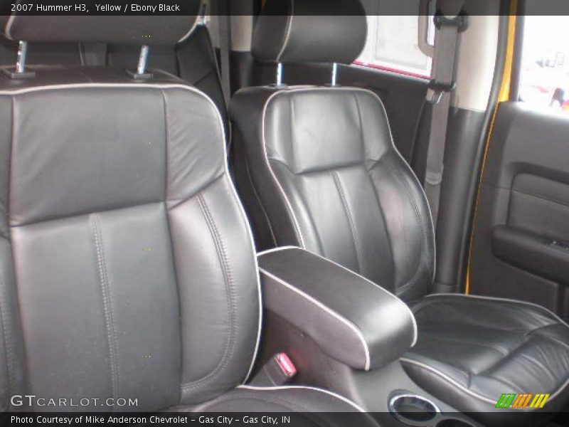 Yellow / Ebony Black 2007 Hummer H3