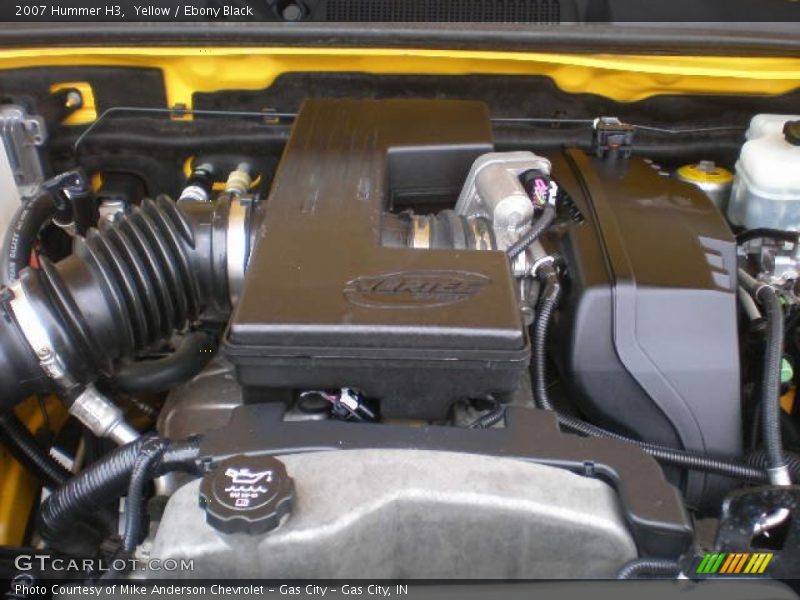 Yellow / Ebony Black 2007 Hummer H3