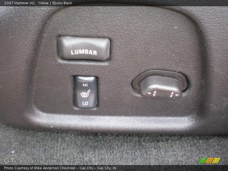 Yellow / Ebony Black 2007 Hummer H3