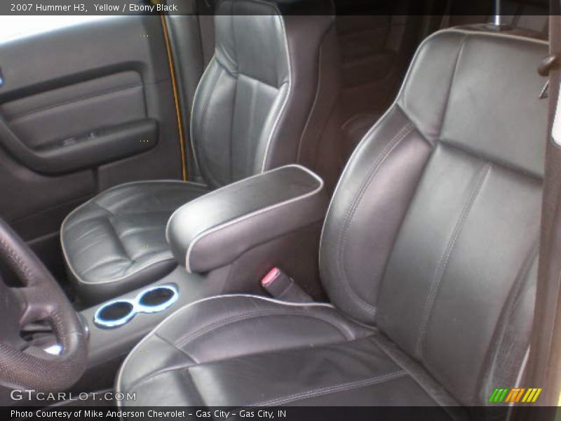 Yellow / Ebony Black 2007 Hummer H3
