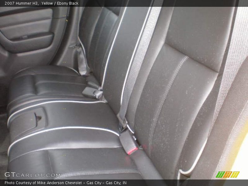 Yellow / Ebony Black 2007 Hummer H3
