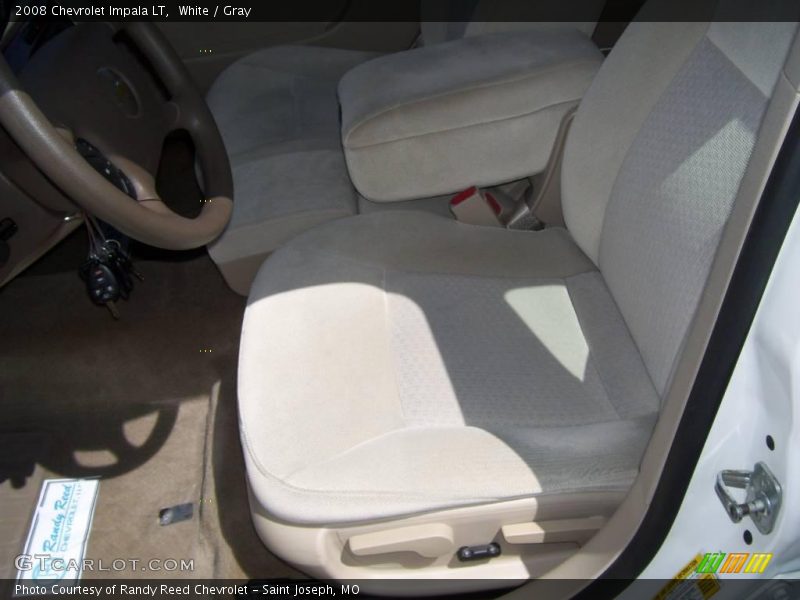 White / Gray 2008 Chevrolet Impala LT