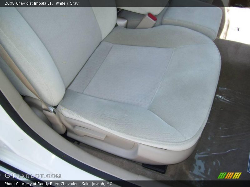 White / Gray 2008 Chevrolet Impala LT