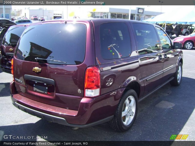 Bordeaux Red Metallic / Cashmere Beige 2008 Chevrolet Uplander LS