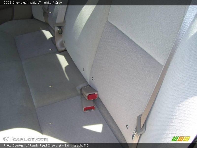 White / Gray 2008 Chevrolet Impala LT