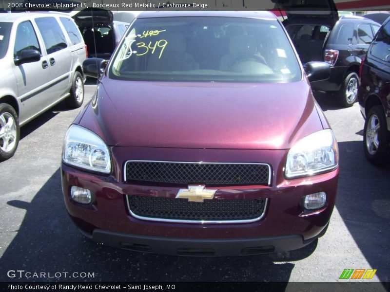 Bordeaux Red Metallic / Cashmere Beige 2008 Chevrolet Uplander LS