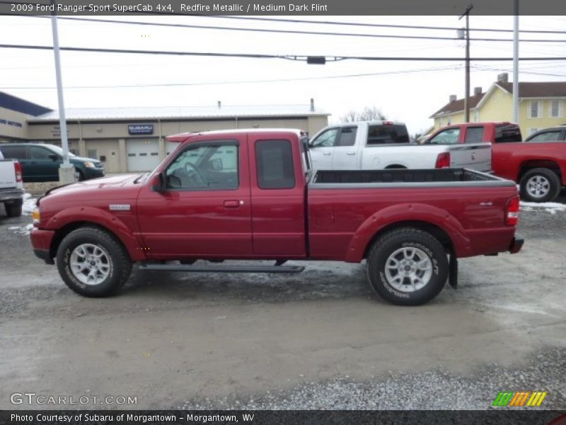 Redfire Metallic / Medium Dark Flint 2009 Ford Ranger Sport SuperCab 4x4