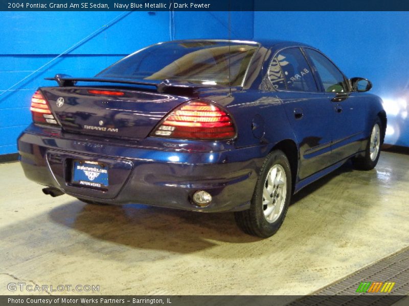 Navy Blue Metallic / Dark Pewter 2004 Pontiac Grand Am SE Sedan