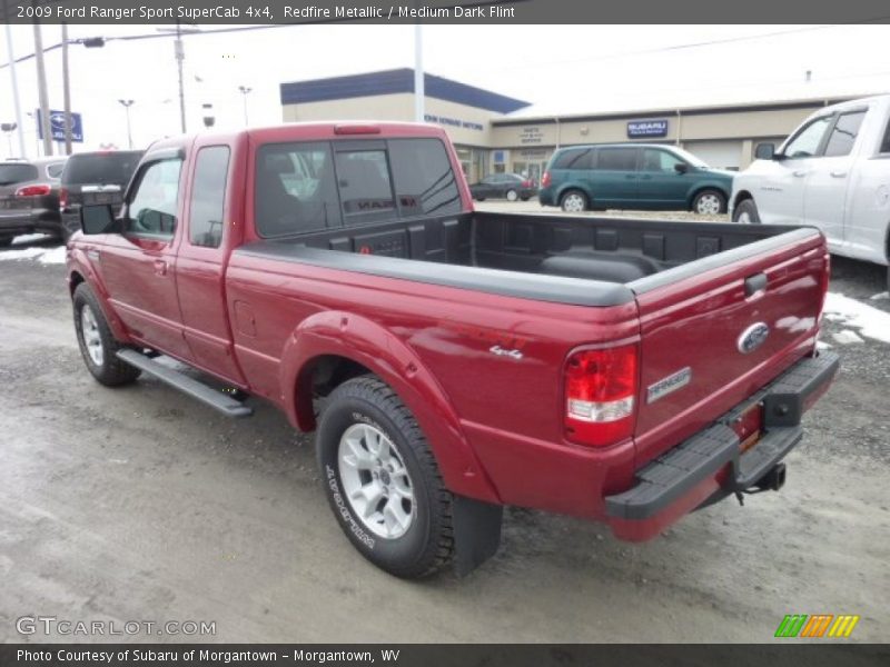  2009 Ranger Sport SuperCab 4x4 Redfire Metallic