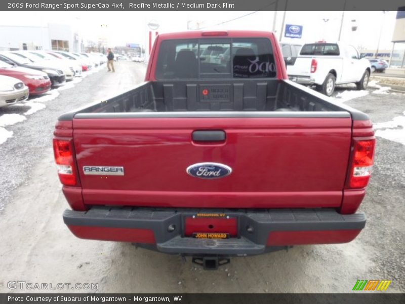 Redfire Metallic / Medium Dark Flint 2009 Ford Ranger Sport SuperCab 4x4