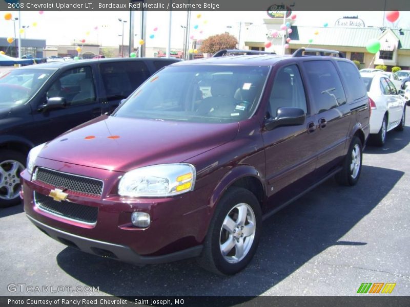 Bordeaux Red Metallic / Cashmere Beige 2008 Chevrolet Uplander LT