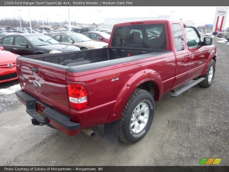 Redfire Metallic / Medium Dark Flint 2009 Ford Ranger Sport SuperCab 4x4