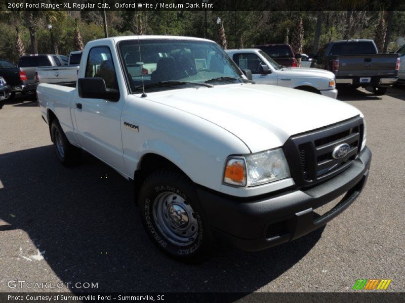 Oxford White / Medium Dark Flint 2006 Ford Ranger XL Regular Cab