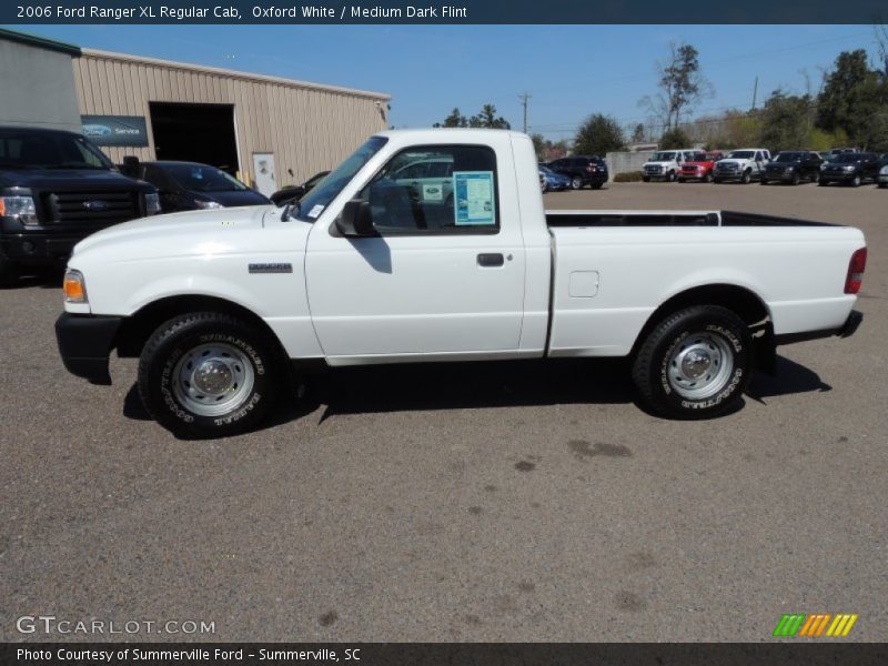 Oxford White / Medium Dark Flint 2006 Ford Ranger XL Regular Cab