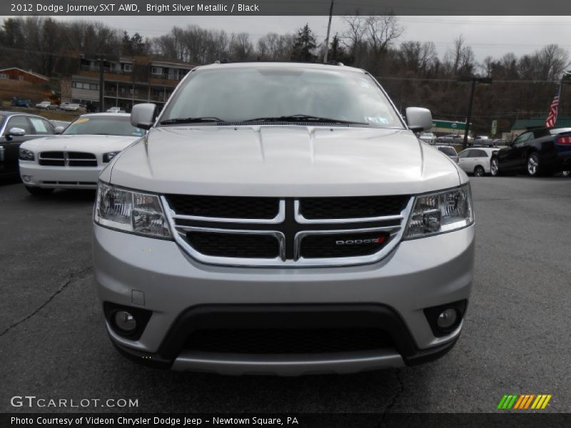 Bright Silver Metallic / Black 2012 Dodge Journey SXT AWD