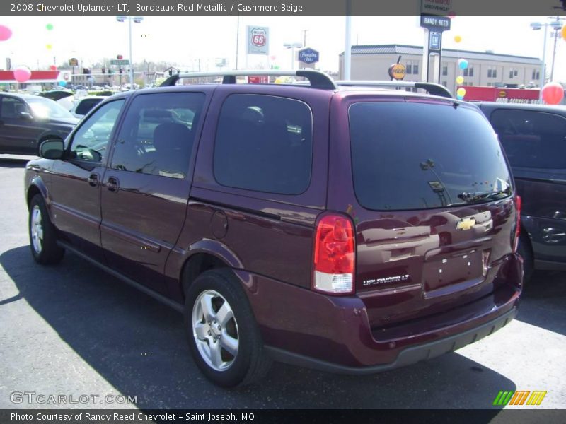Bordeaux Red Metallic / Cashmere Beige 2008 Chevrolet Uplander LT