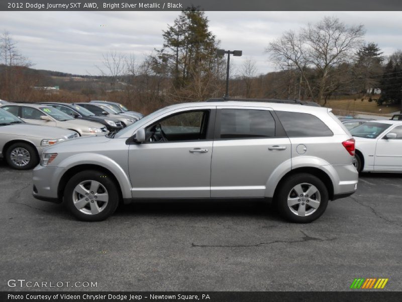 Bright Silver Metallic / Black 2012 Dodge Journey SXT AWD