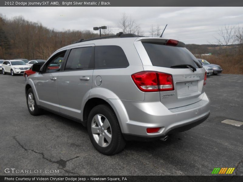 Bright Silver Metallic / Black 2012 Dodge Journey SXT AWD