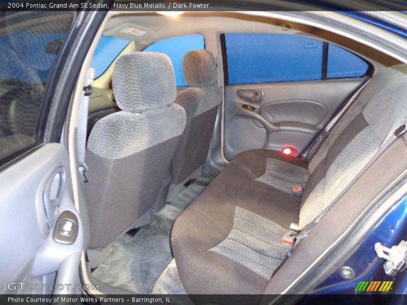 Rear Seat of 2004 Grand Am SE Sedan