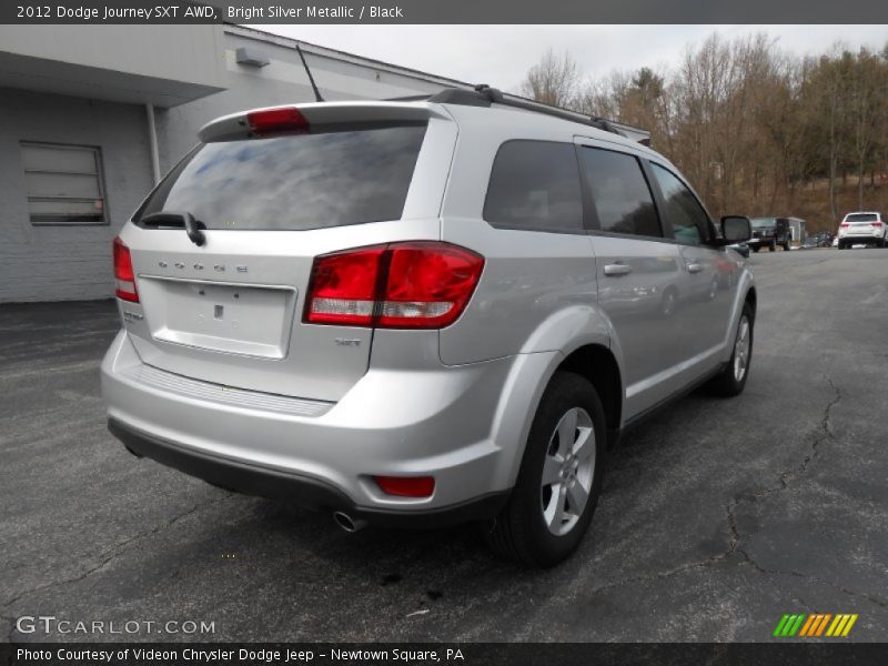 Bright Silver Metallic / Black 2012 Dodge Journey SXT AWD