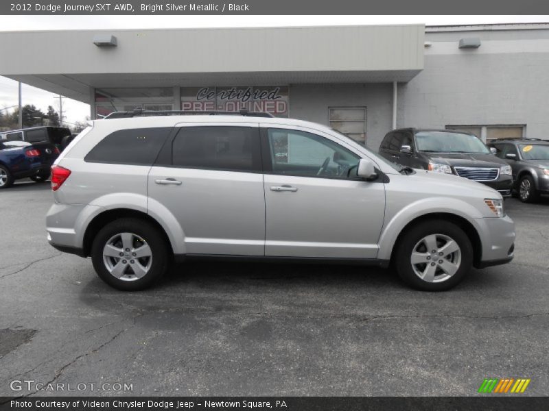 Bright Silver Metallic / Black 2012 Dodge Journey SXT AWD