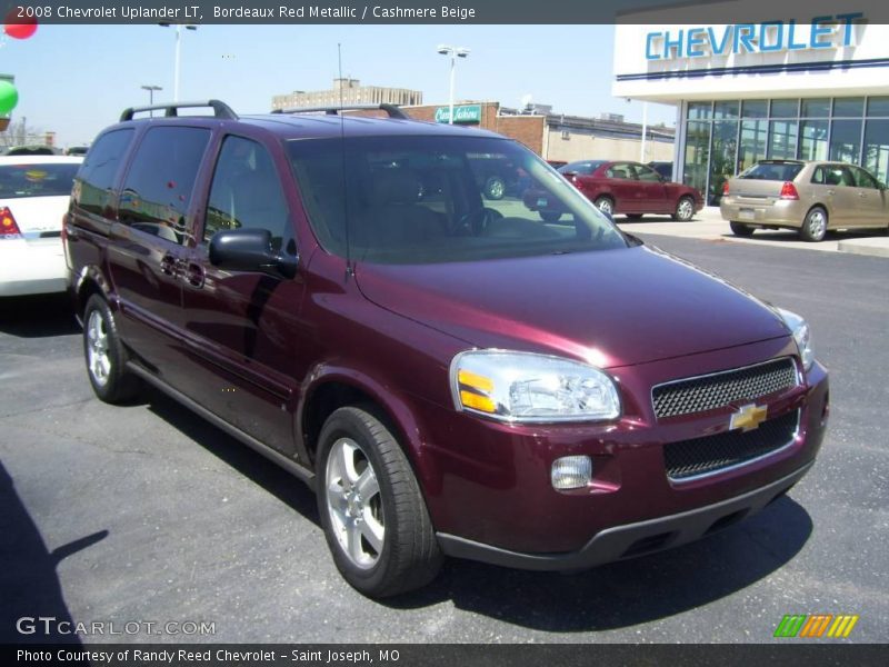 Bordeaux Red Metallic / Cashmere Beige 2008 Chevrolet Uplander LT