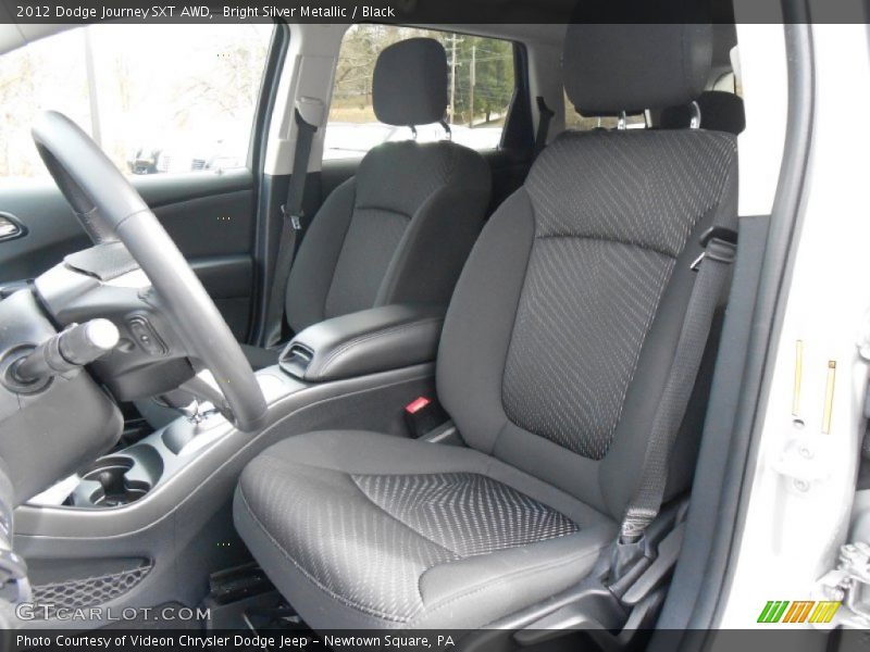 Bright Silver Metallic / Black 2012 Dodge Journey SXT AWD