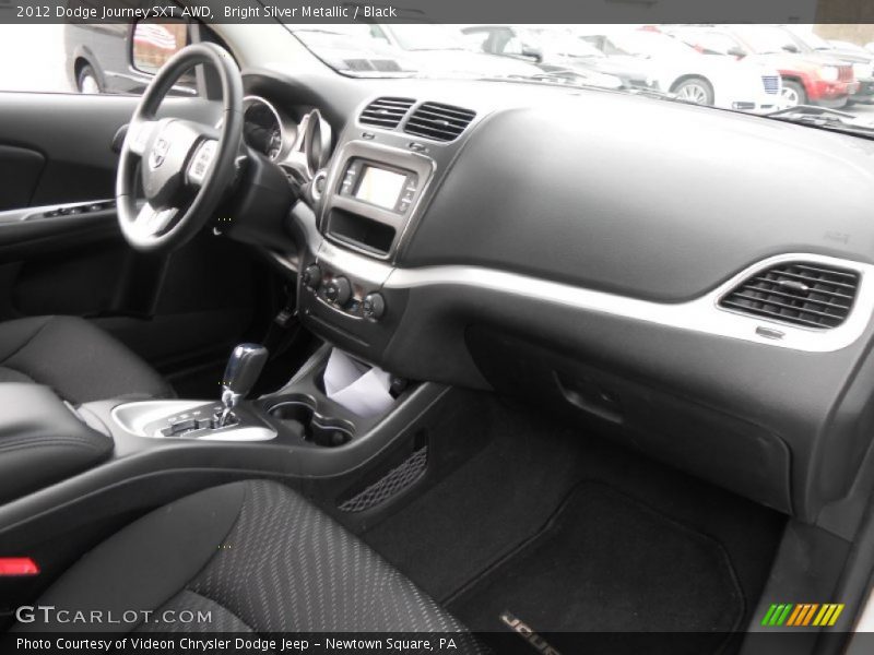 Bright Silver Metallic / Black 2012 Dodge Journey SXT AWD
