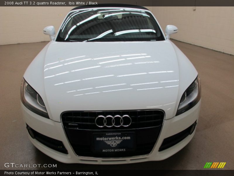 Ibis White / Black 2008 Audi TT 3.2 quattro Roadster